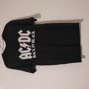 Black ACDC Back in Black Short sleeve T-Shirt
